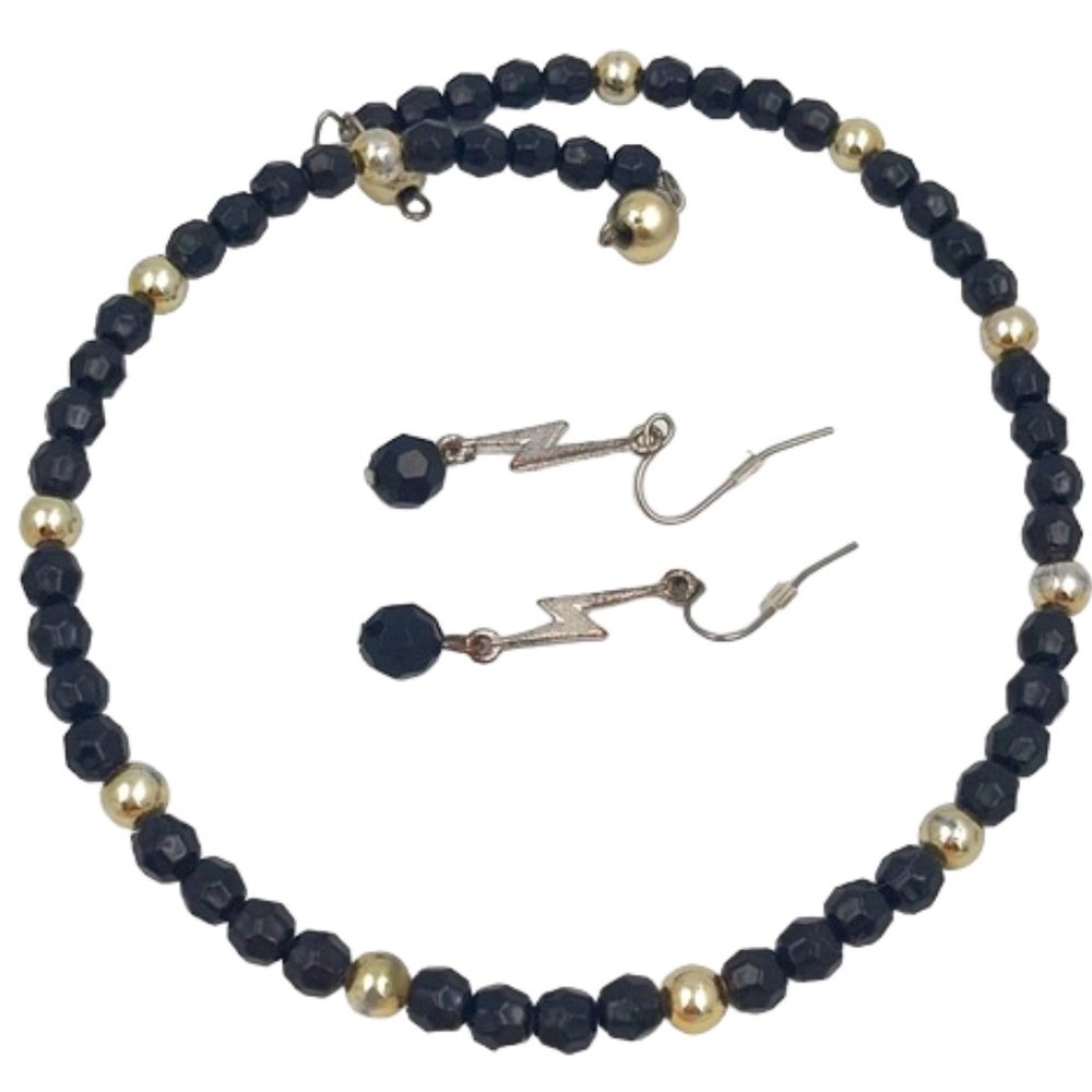 Black & Silver Jewelry Bead Bundle Set